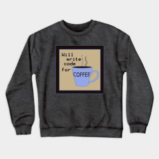 Funny Code for Coffee Tee Crewneck Sweatshirt